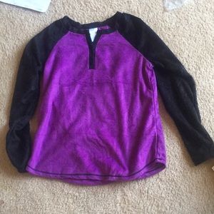 Purple pajama top